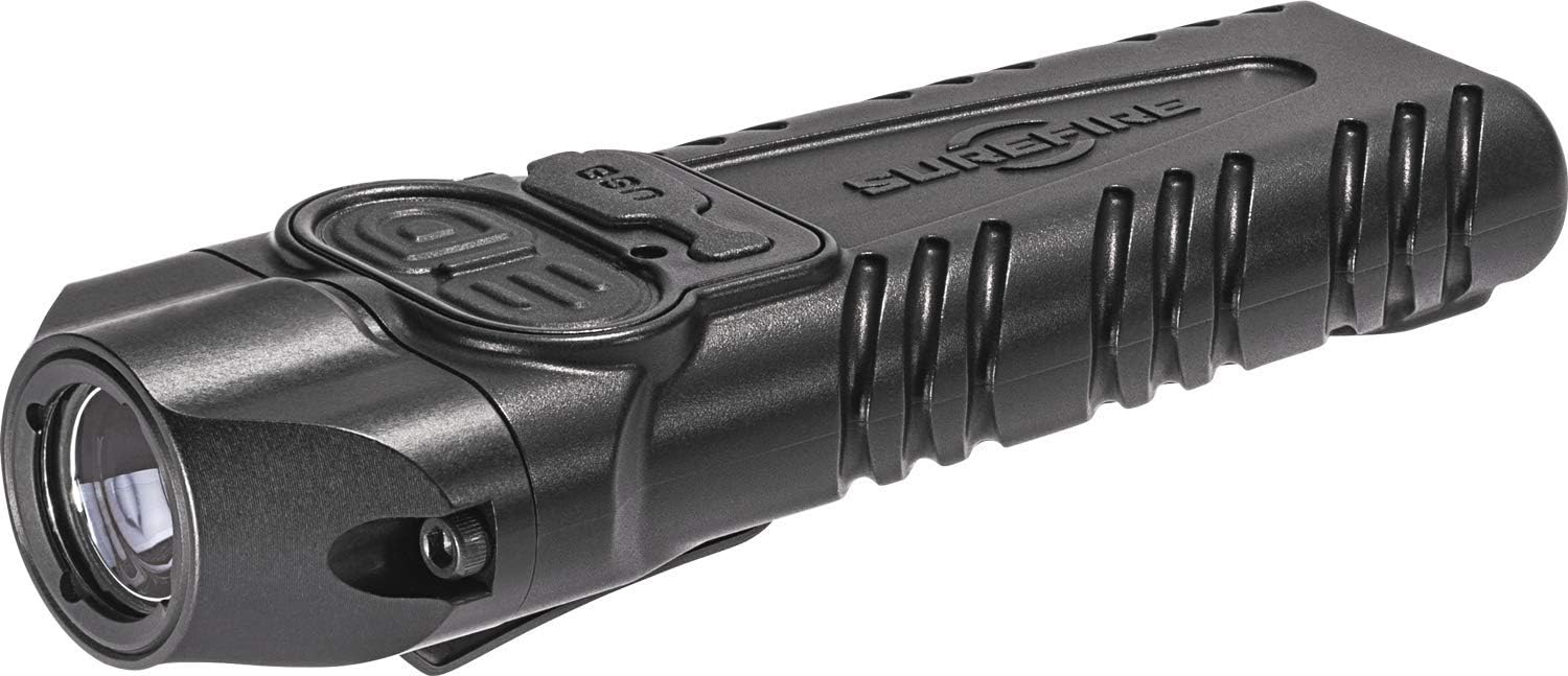 SureFire Stiletto Pro 1000 Lumen Rechargeable LED Flashlight, Black, Pocket-Sized, Multi-Output, IPX7 Water-Resistant