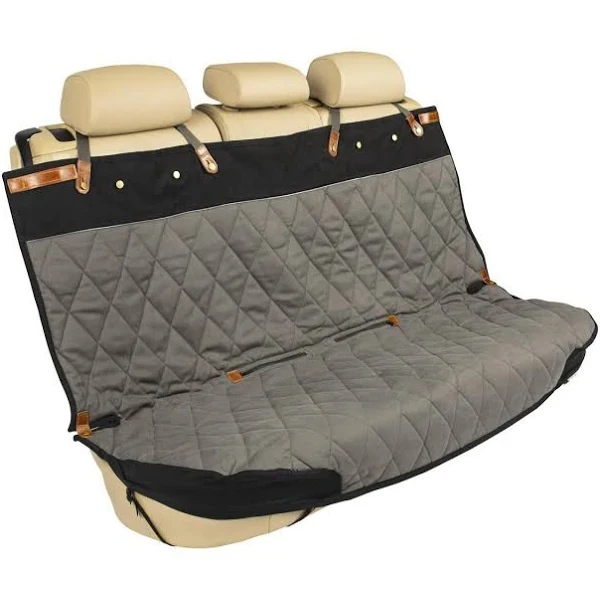 Solvit 62446 Premium Extra-Wide Bench Seat Cover, Grey