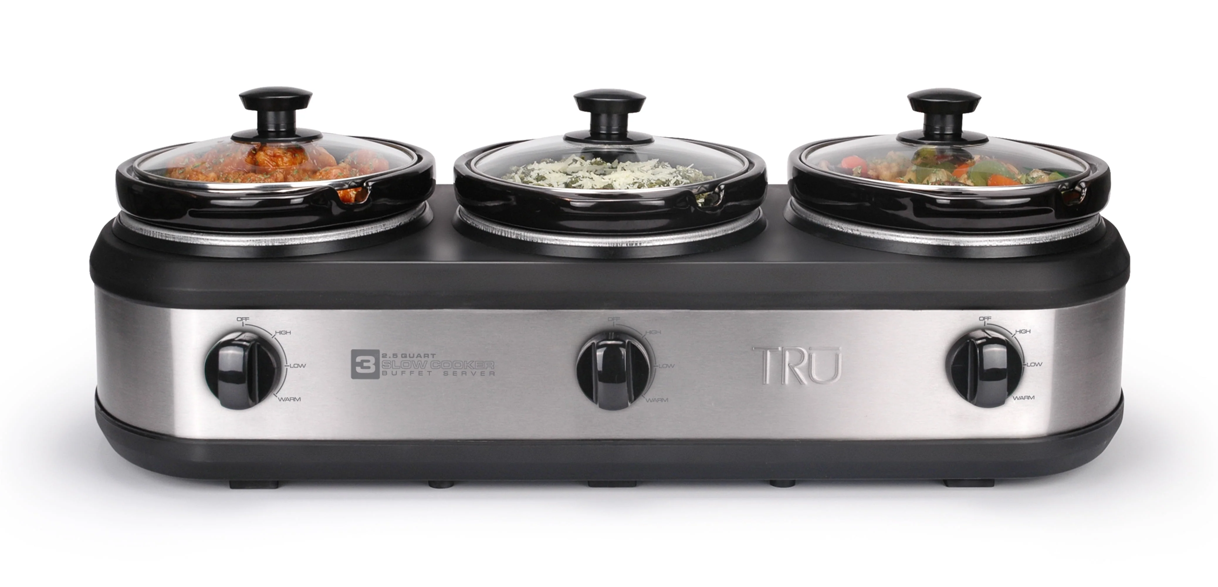 TRU Triple Crock Buffet Slow Cooker