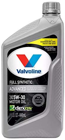 Valvoline Advanced Full Synthetic SAE 0W-16 Motor Oil 1 QT (Packaging May Vary)