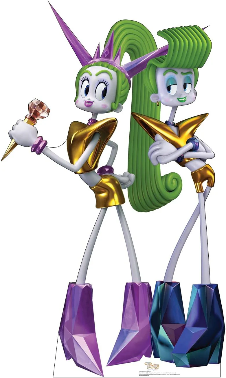 Cardboard People Velvet & Veneer Life Size Cardboard Cutout Standup - Trolls Band Together (2023 Film)