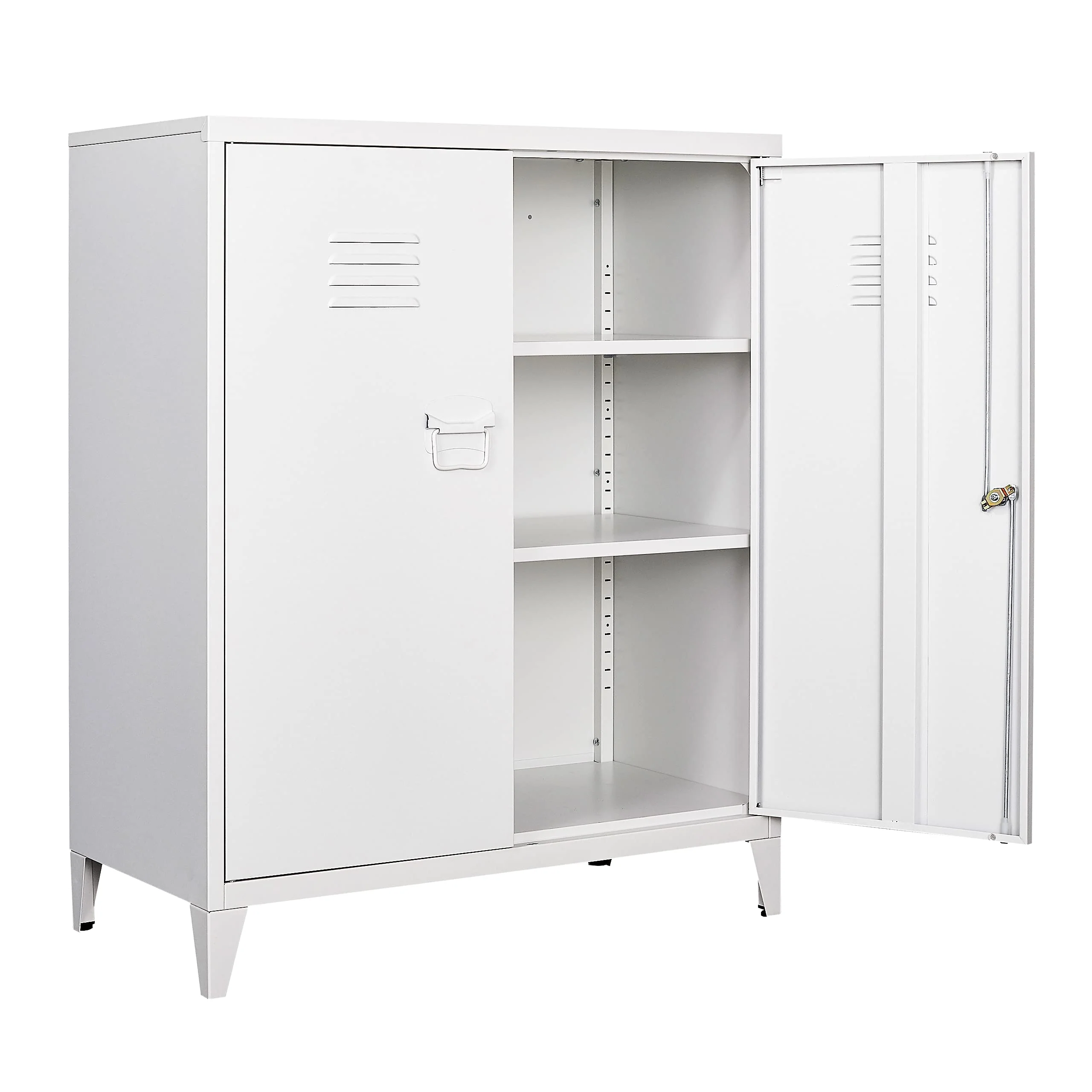 SISESOL Storage Cabinet with Doors and Shelves,40