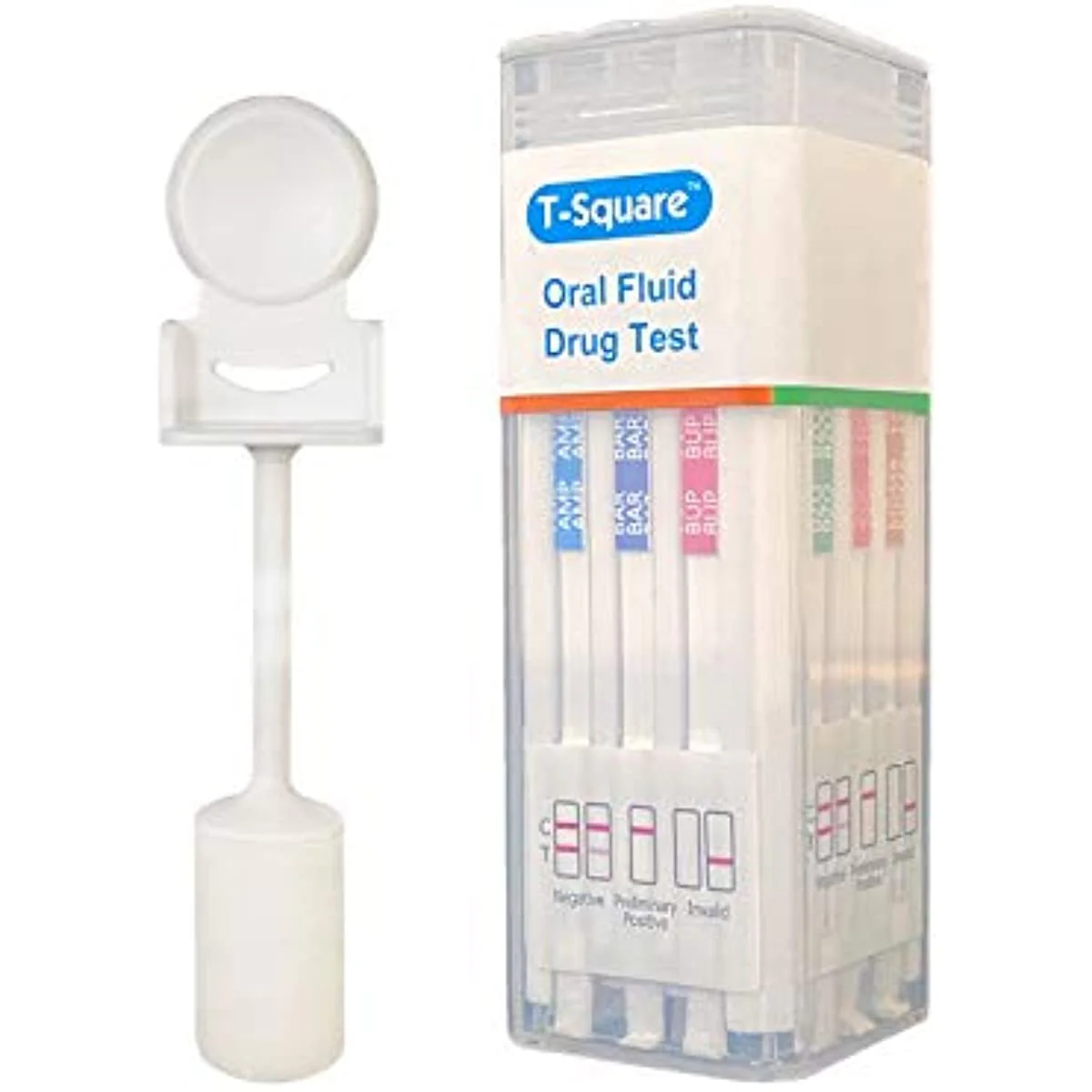 Prime Screen [5 Pack] 10 Panel Oral Saliva Test Kit (AMP, BUP, BZO, COC, MET, MTD, OPI, OXY, PCP, THC) - ODOA-2106