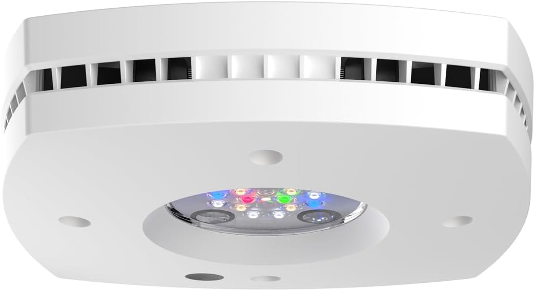 AquaIllumination Prime 16HD White LED Reef Light Fixture – Modern, Wireless, Compact, Optimal Coral Growth