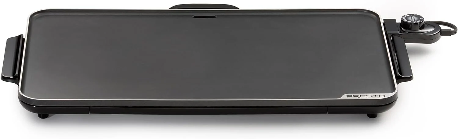 Presto 07072 Slimline Griddle, Black, 22