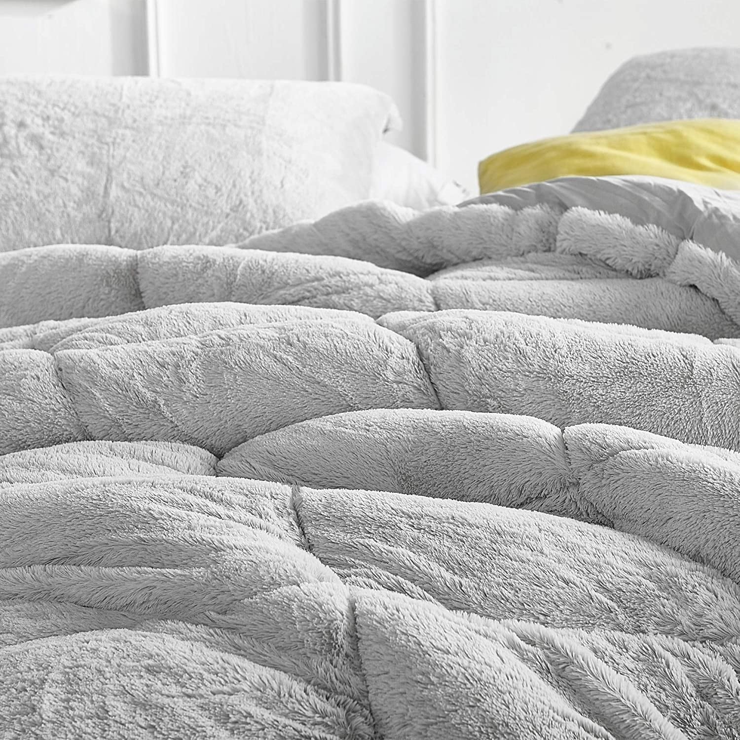 Coma Inducer Are You Kidding Bare - ® Oversized Comforter - Antarctica Grey Full Adult