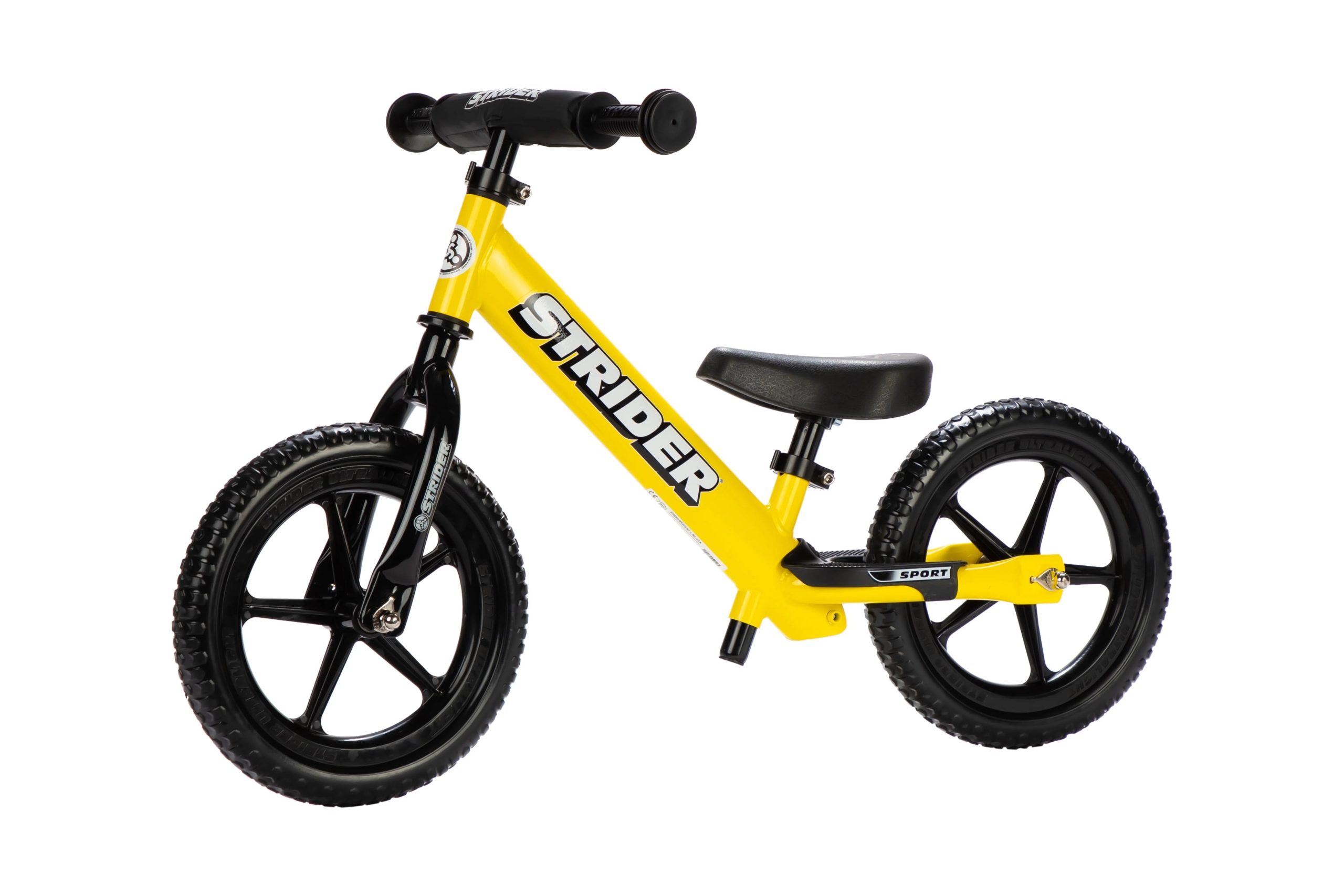 Strider – 12 Sport Balance Bike, Ages 18 Months to 5 Years – Yellow