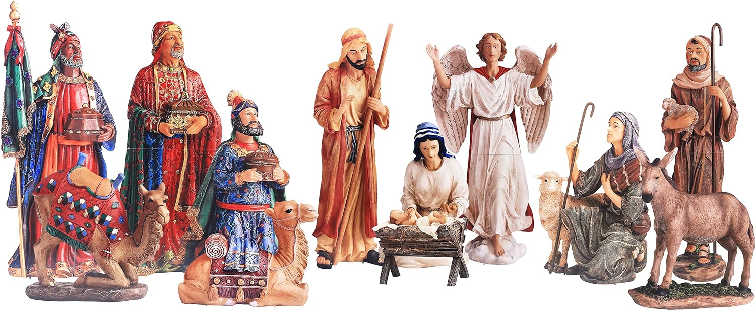Complete 12pc Outdoor Nativity Set 51