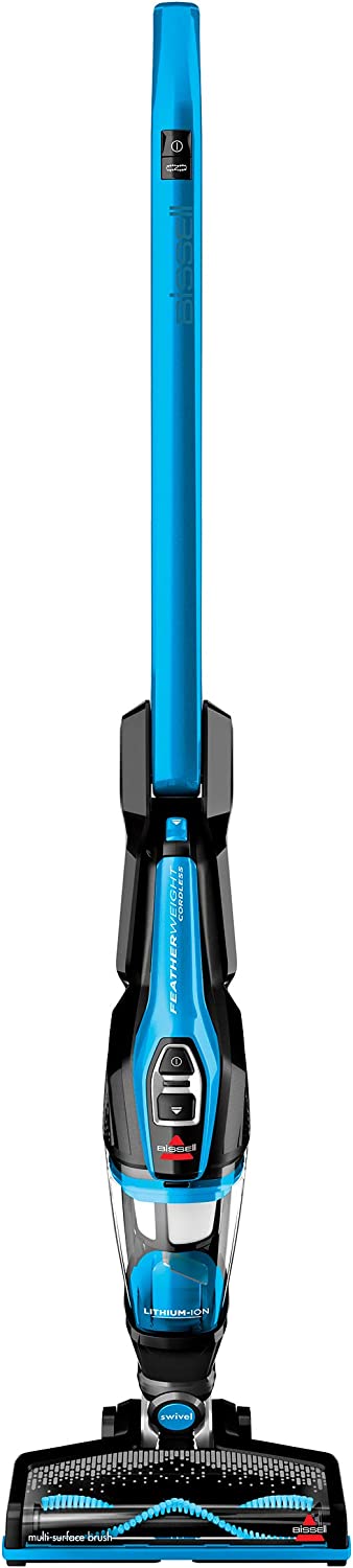 , 3061 Featherweight Cordless Stick Vacuum, Electric Blue, Black