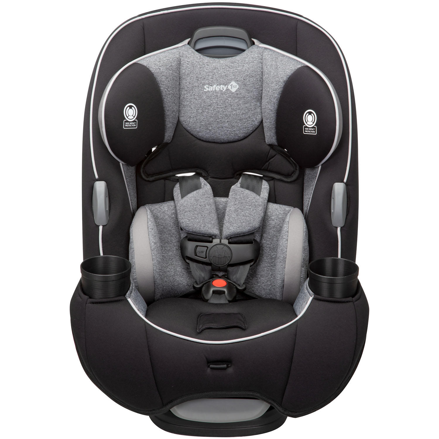 Safety 1st EverFit All-in-One Car Seat, Rear-facing 5-40 pounds, Forward-facing 22-65 pounds, and Belt-positioning booster 40-100 pounds, Eclipse Black