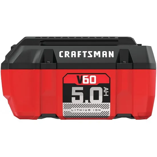 CRAFTSMAN V60 Battery, 5.0 Ah Lithium Ion (CMCB6050)