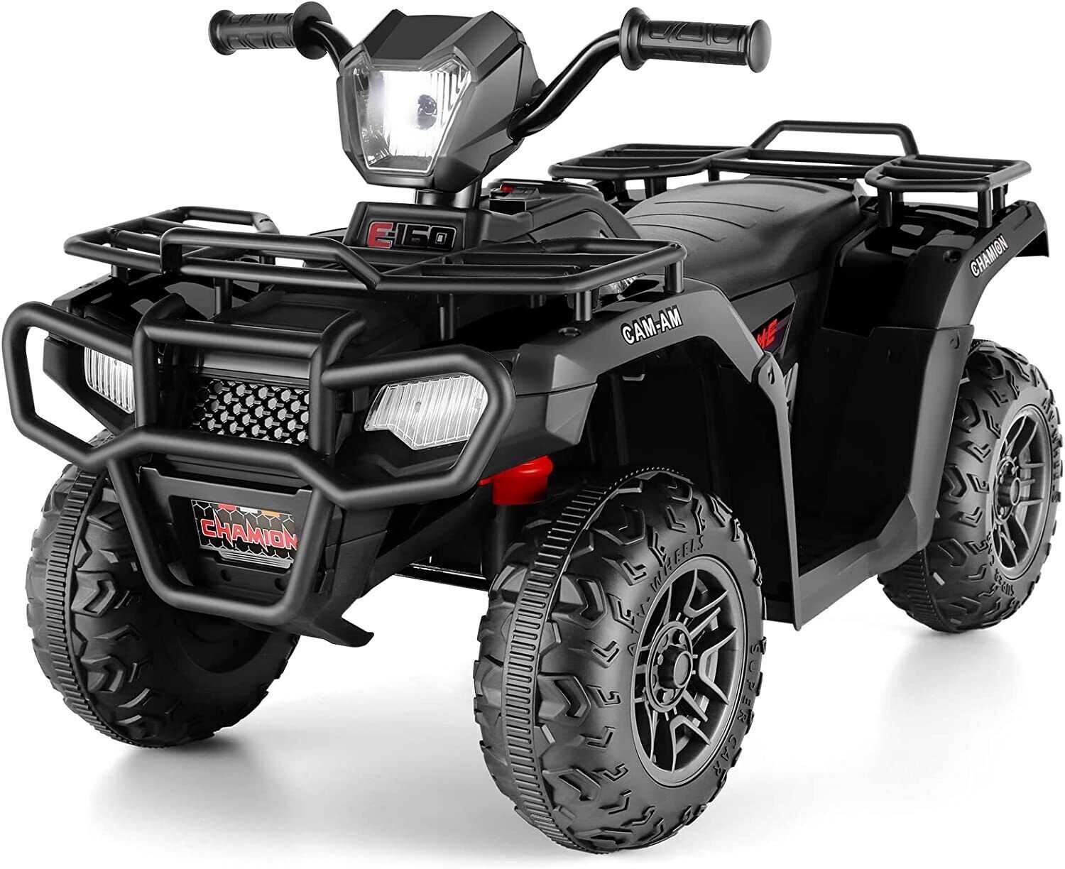 12V Electric Kids Ride On Car ATV 4-Wheeler Quad w/ Music LED Light Gift NEW！