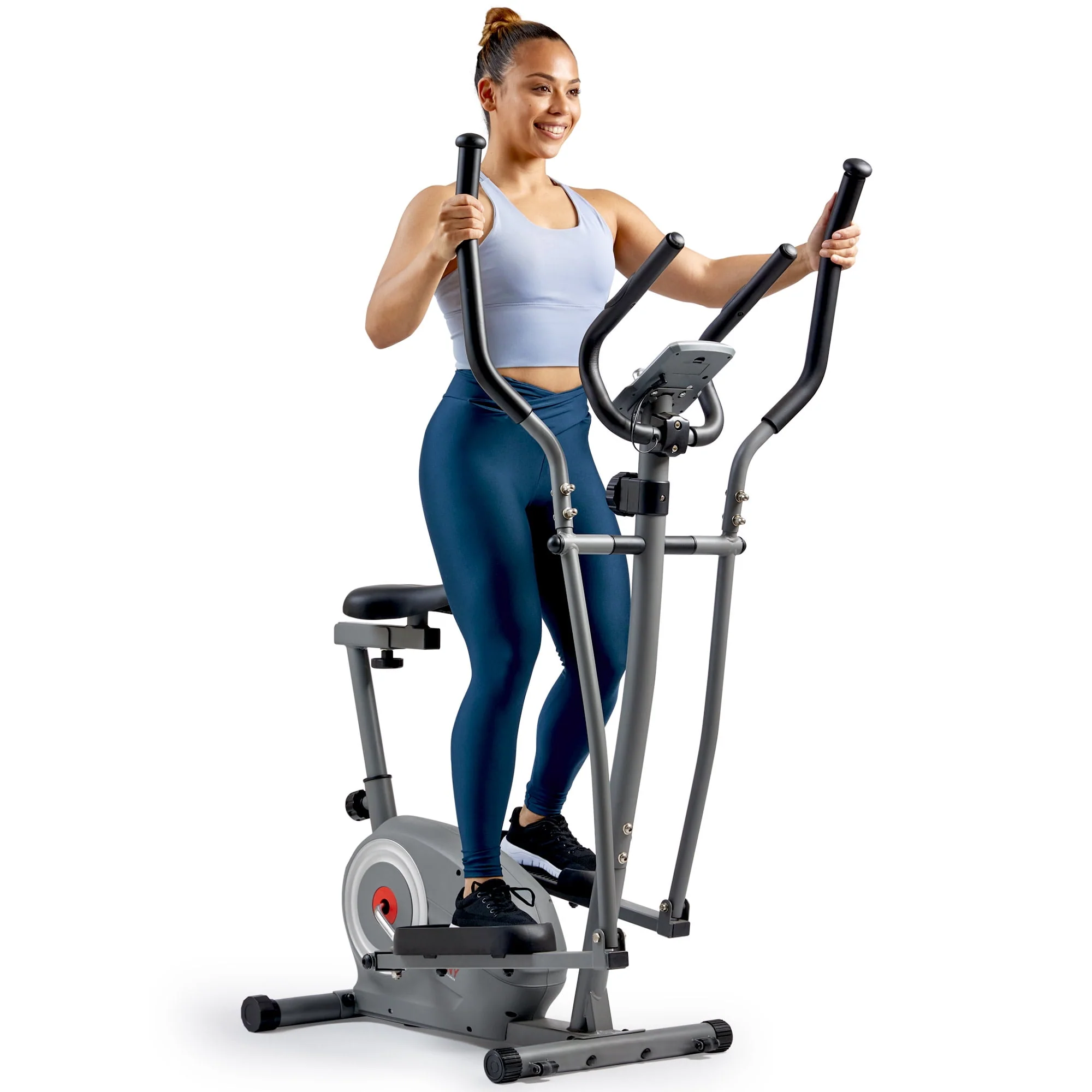 Sunny Health & Fitness SMART Essential Interactive Series Seated Elliptical w Free SunnyFit® App Membership - SF-E322004