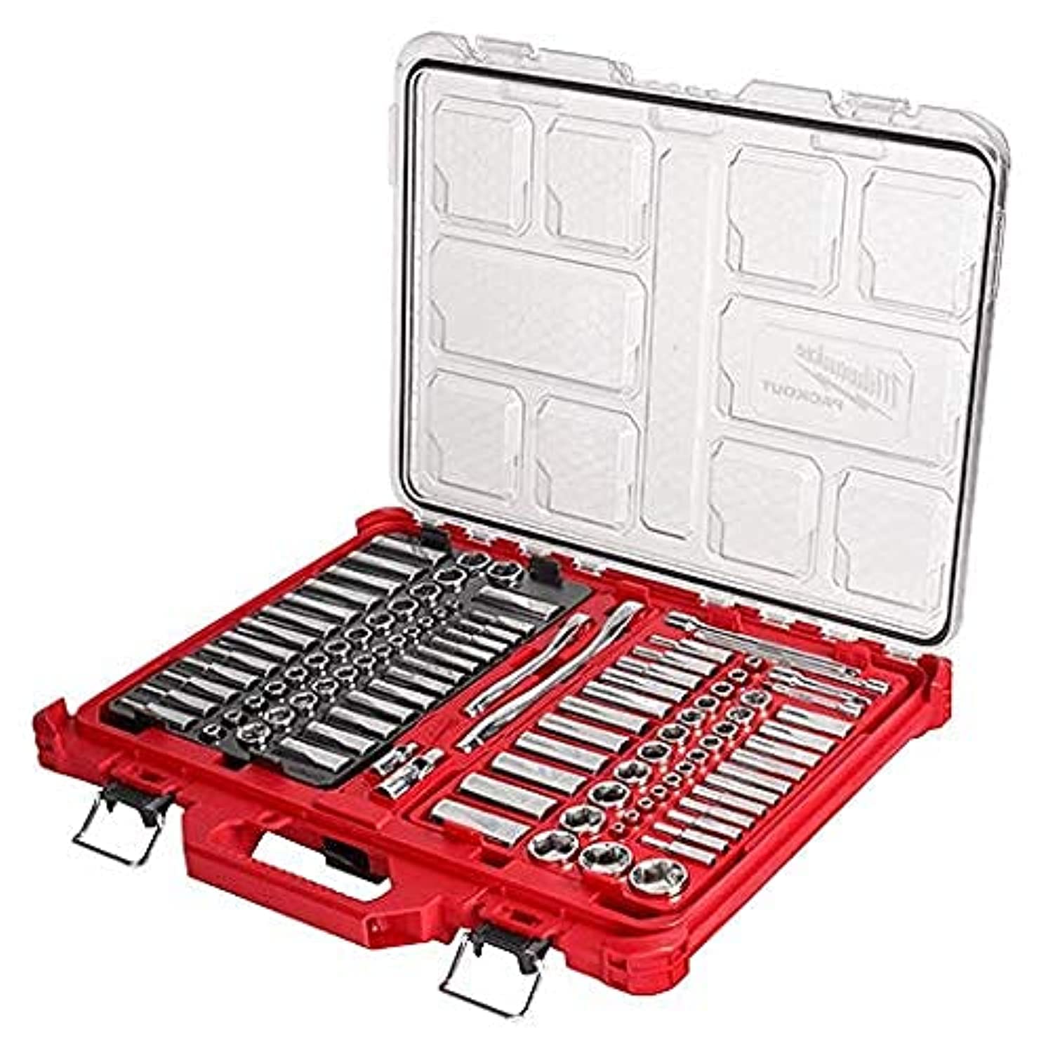 Milwaukee 106PC Ratchet & Socket Set 48-22-9486 – Durable Polycarbonate, Mechanical Operation