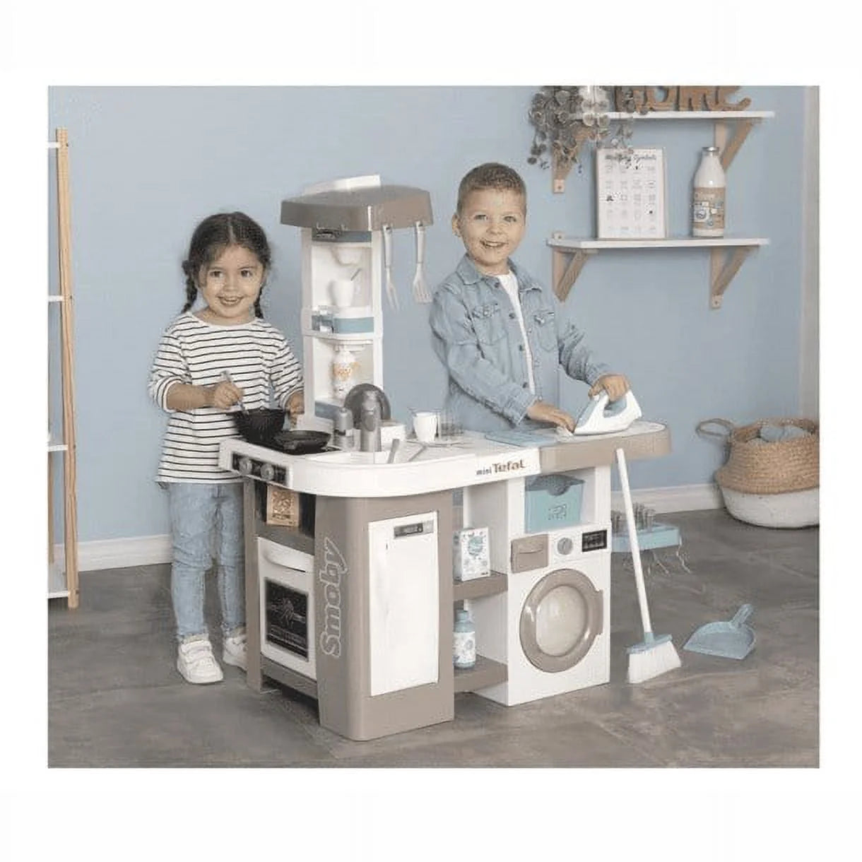 Smoby T-fal Studio Kitchen Set with Washing Machine 311050