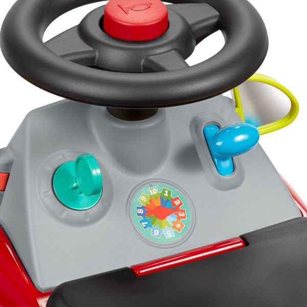 , Busy Buggy, Ride-on and Push Walker, Red