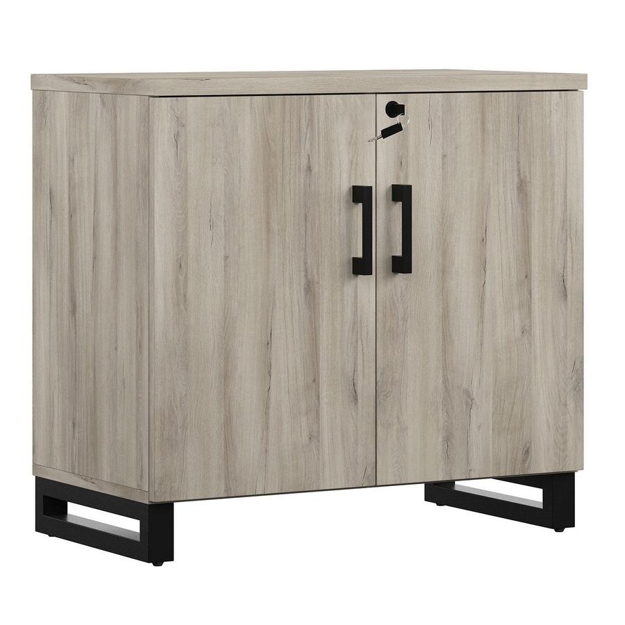 Apex Storage Cabinet, Weathered Oak