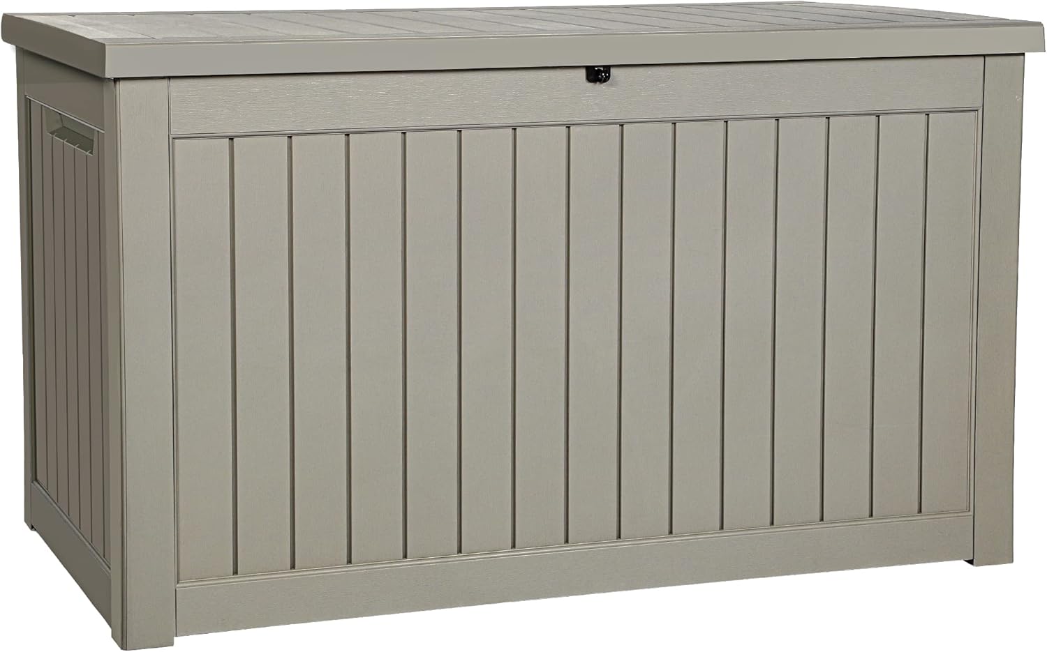 YITAHOME XXL 230 Gallon Large Outdoor Storage Deck Box for Patio Furniture, Outdoor Cushions, Garden Tools, Lockable, Grayish-White