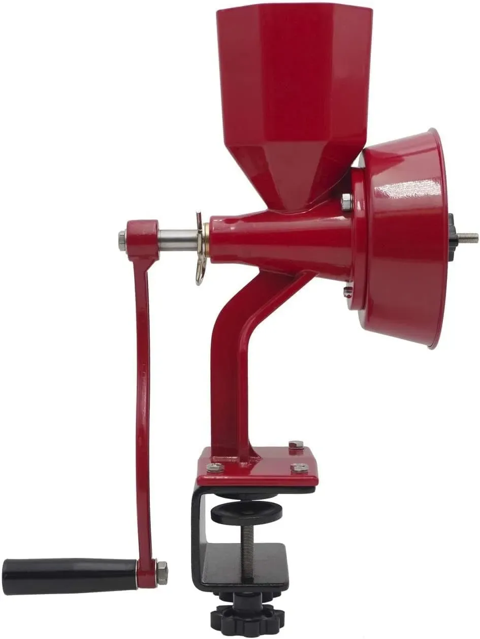 Manual Manual Grain Mill Red Miracle Primary Deluxe Dry and Oily grain - Kitchen flour mill, wheat stone mill