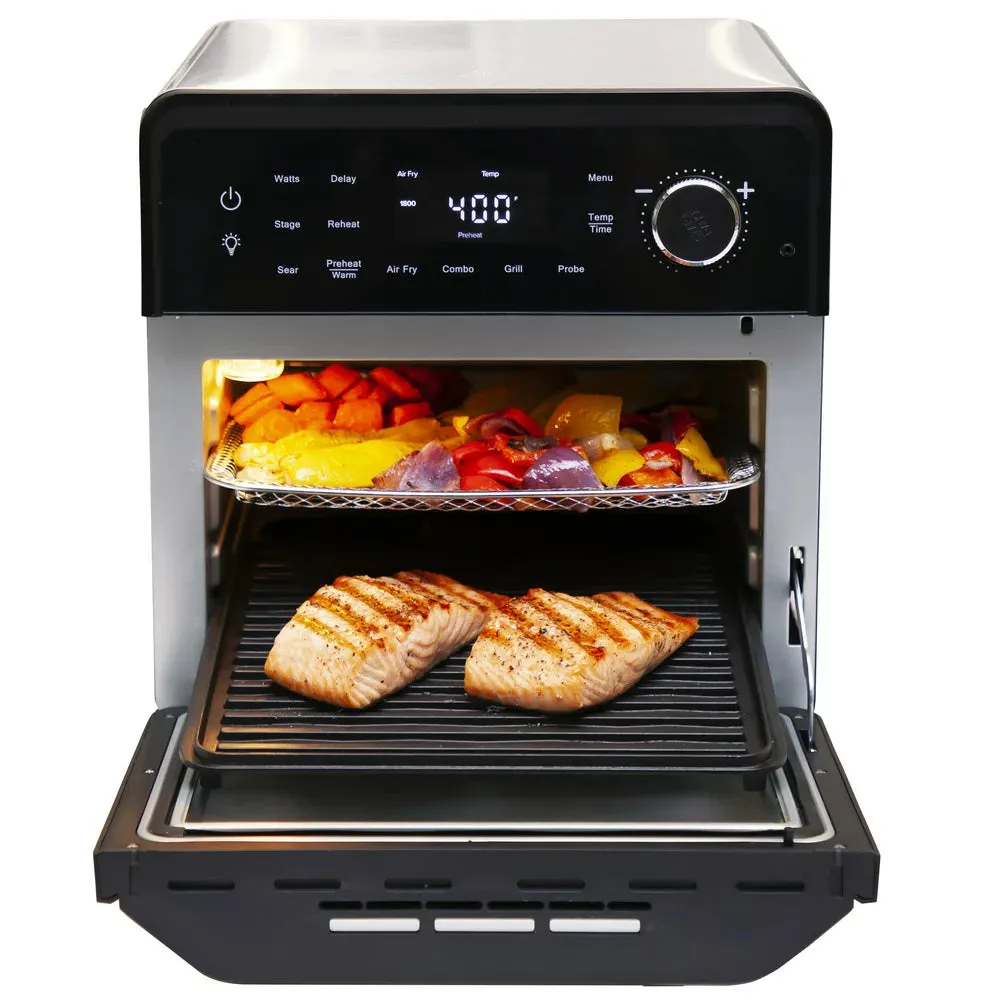 NuWave Smart Grill with Combo Cooking & Air Frying Capabilities
