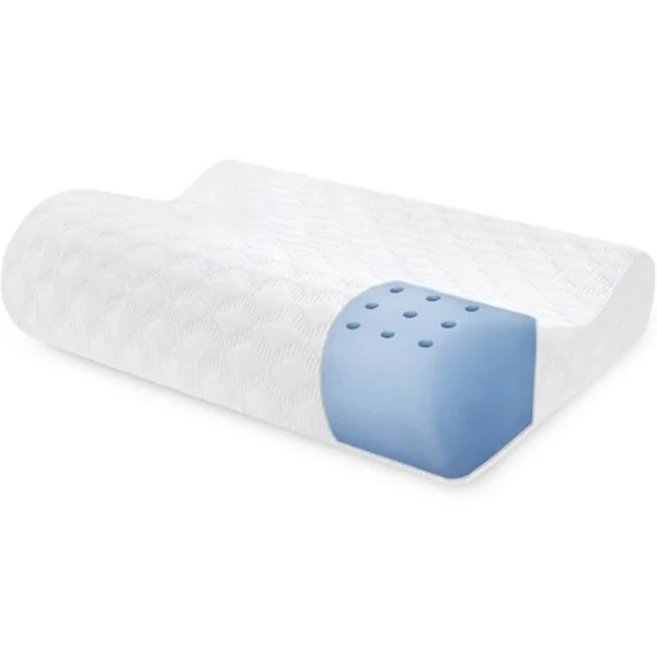 Therapedic Classic Contour Memory Foam Side/Back Sleeper Bed Pillow