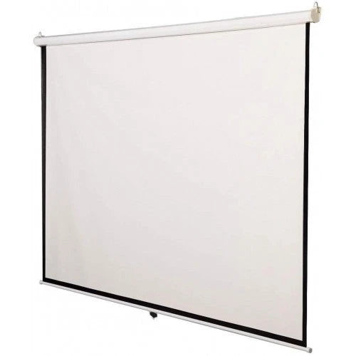 Giantex 120′′ 4: 3 Manual Pull Down Auto-Lock Projector Projection Screen 96′′X72′′ White