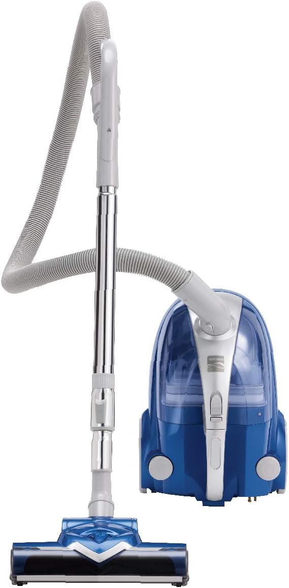 10701 Pet Friendly Lightweight Bagless Compact HEPA Canister Vacuum with Pet Turbine Brush, Variable Mode, Telescoping Wand, Retractable Cord, Ultra Plush Nozzle and 3 Cleaning Tools-Blue