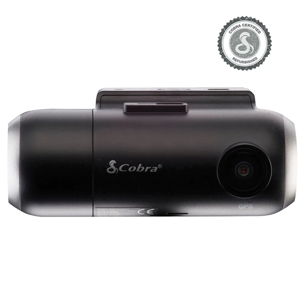 Cobra Smart Dash & Rear Cam SC 201 QHD 1080P Wifi GPS