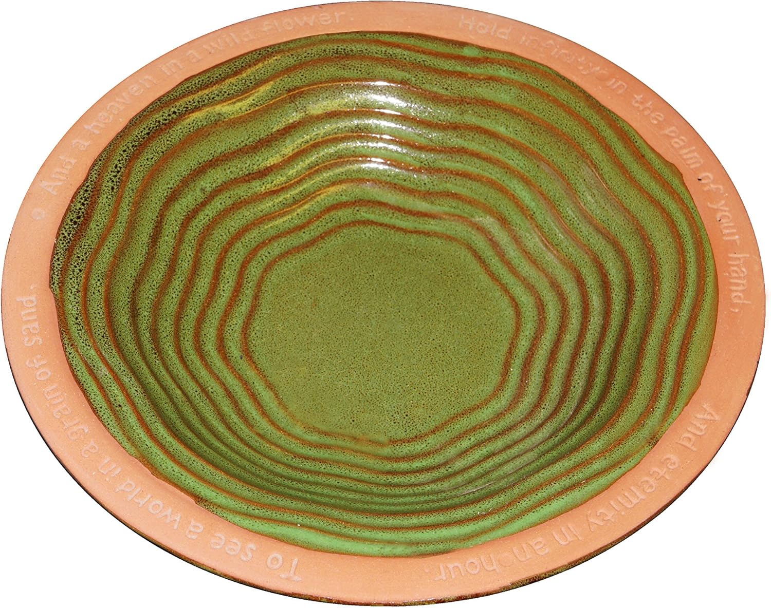 EBB Echo Bird Bath, No Installation, Green