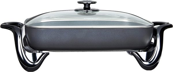 06852 16-Inch Electric Skillet with Glass Cover