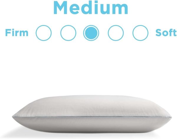 15440325P TEMPUR-Cloud Breeze Dual Cooling Pillow, King,White