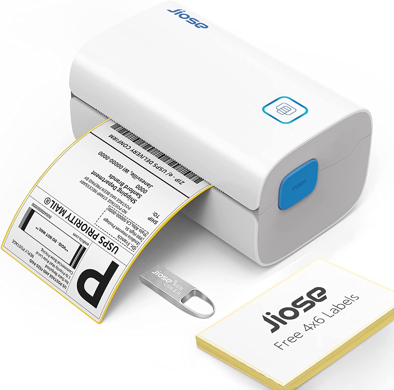 Jiose Shipping Label Printer,Thermal Printing Label Machine