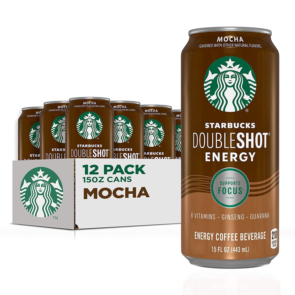 Starbucks Doubleshot Energy Mocha Espresso Coffee, 15 oz Cans, 12 Pack