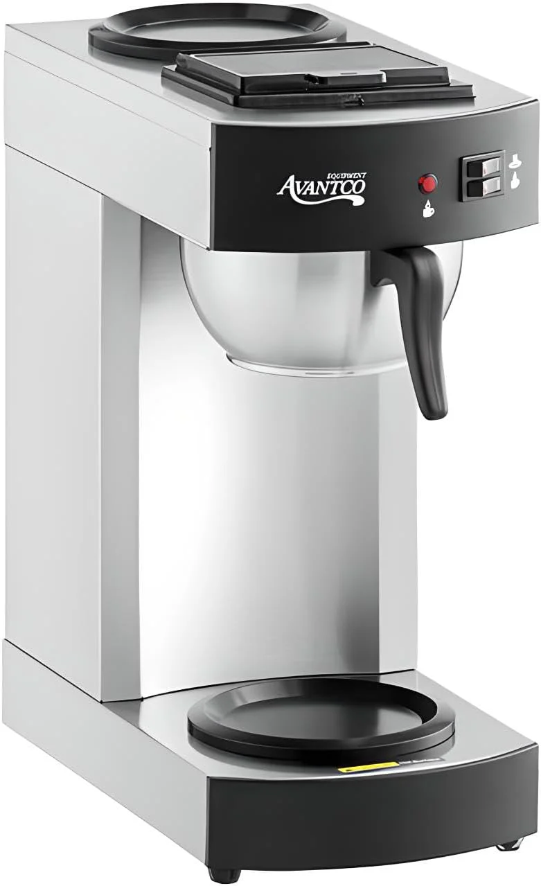C10 12 Cup Pourover Commercial Coffee Maker with 2 Burners - 120V by Avantco