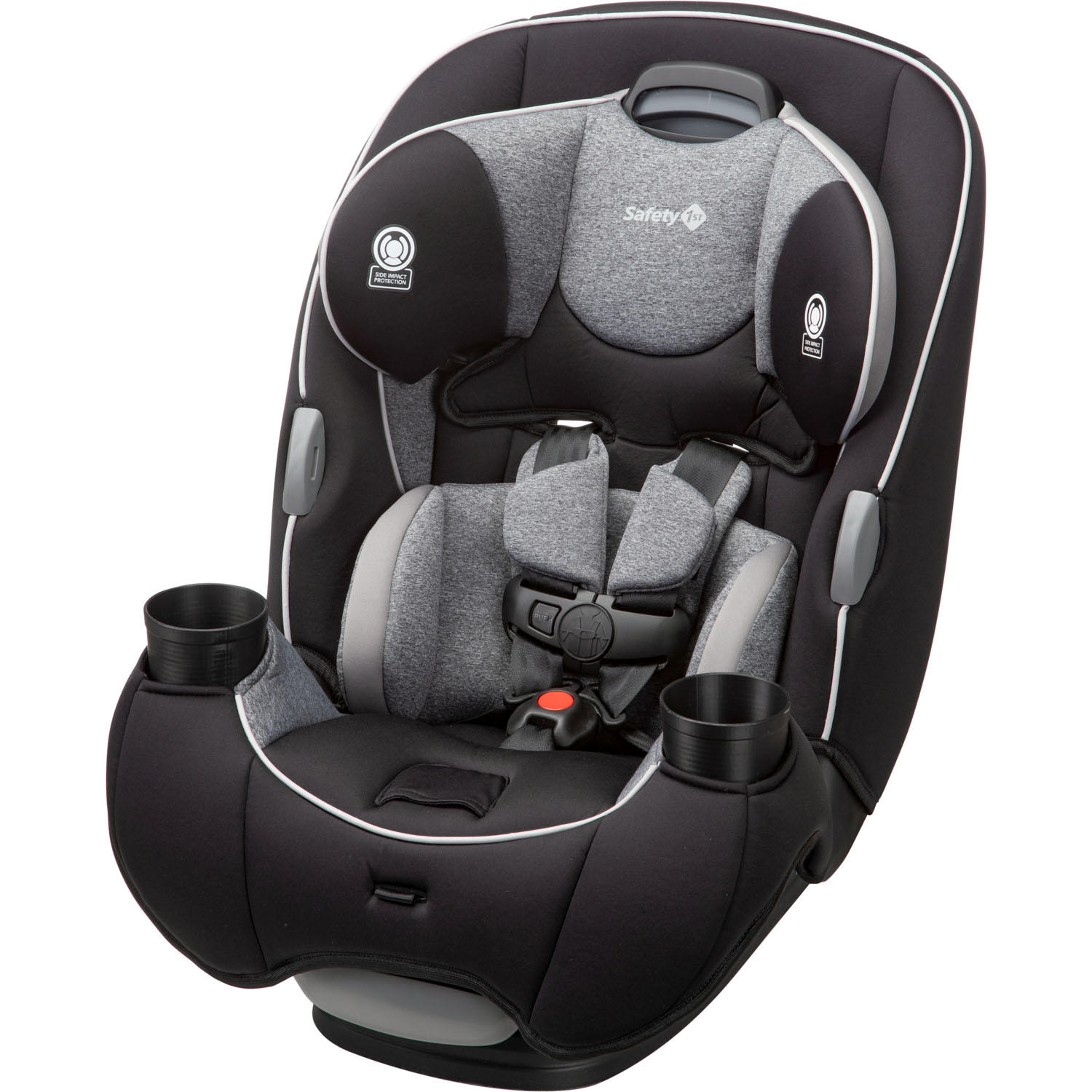 Safety 1st EverFit All-in-One Car Seat, Rear-facing 5-40 pounds, Forward-facing 22-65 pounds, and Belt-positioning booster 40-100 pounds, Eclipse Black