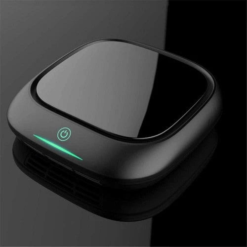 PBQWER Intelligent Humidifier Car Aromatherapy Anion Air Purifier Car Air Purifier Internal Negative Car Air Freshening Filter Black