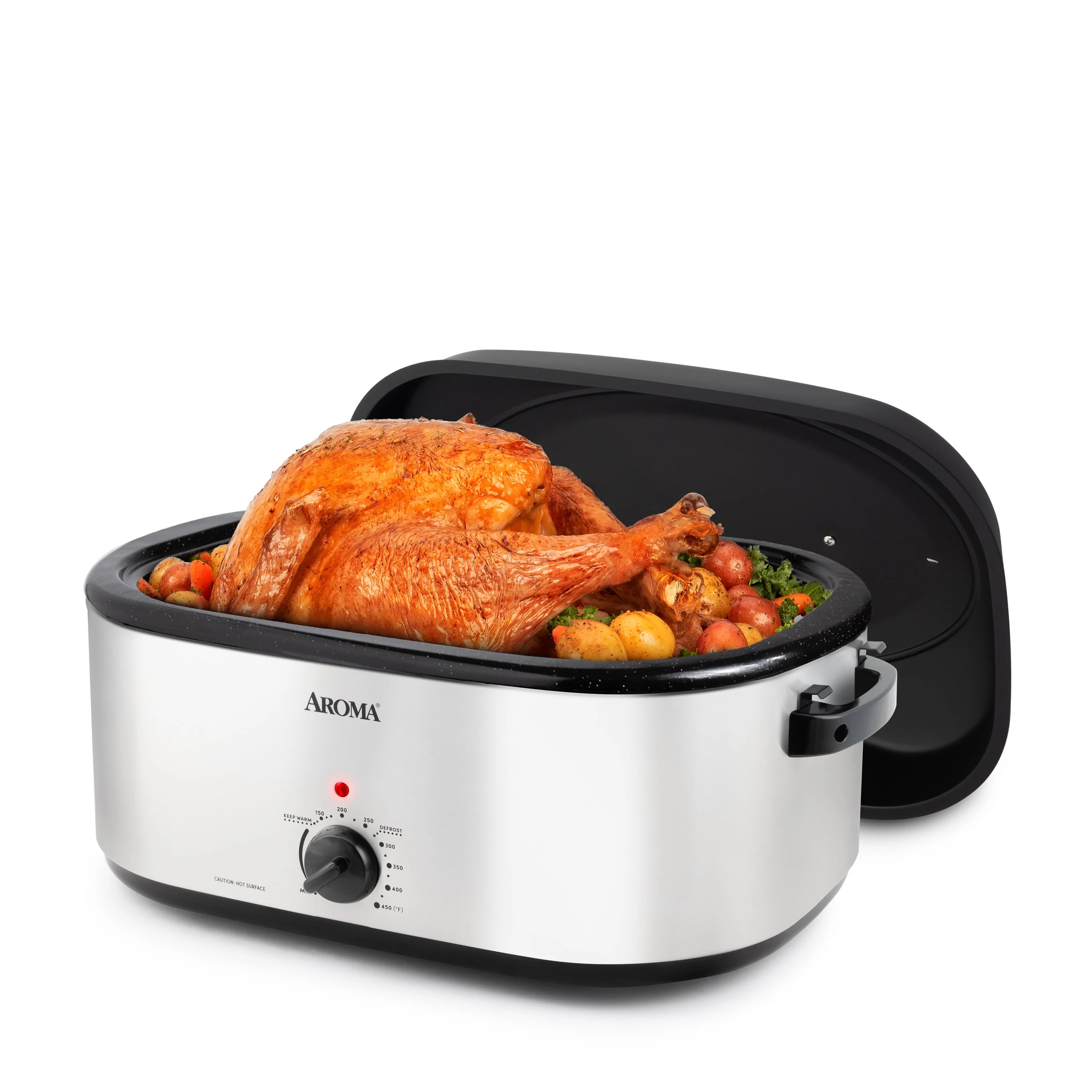 AROMA® 22Qt. Roaster Oven with High-Dome Lid  (ART-732SBH)
