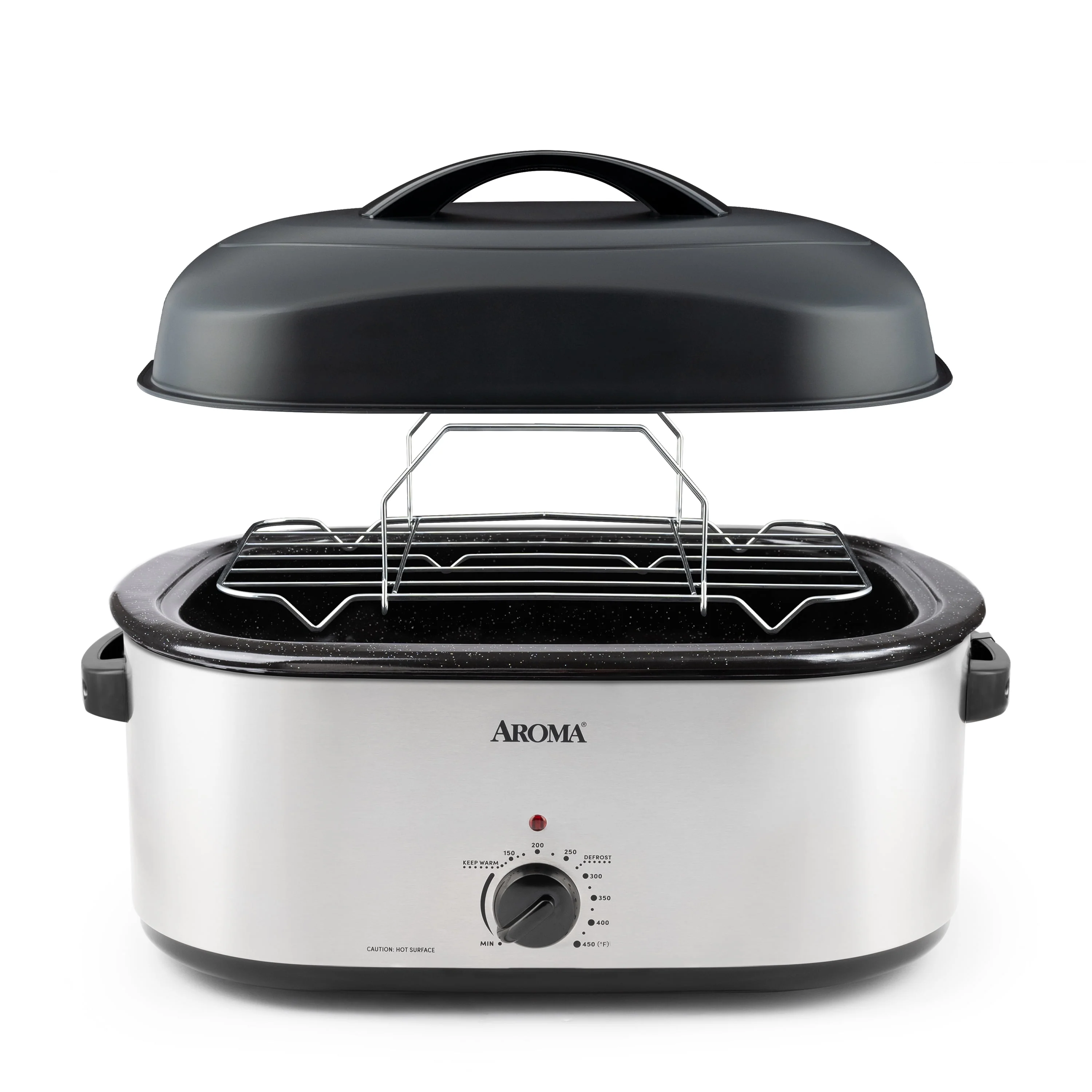 AROMA® 22Qt. Roaster Oven with High-Dome Lid  (ART-732SBH)