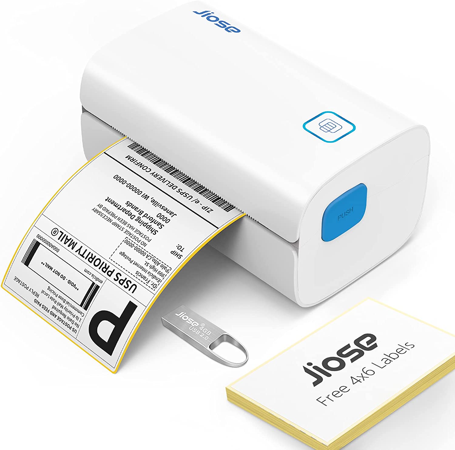 Jiose Shipping Label Printer,Thermal Printing Label Machine