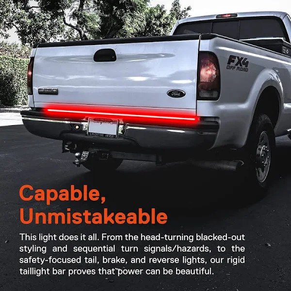 49 LED Tailgate Brake Light Bar for Truck Trailer w/ Sequential Turn Signal