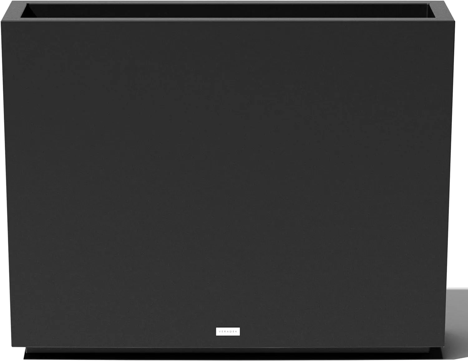 Tall rectangular planter for outdoor patio/porch | durable all-weather removable insert bucket