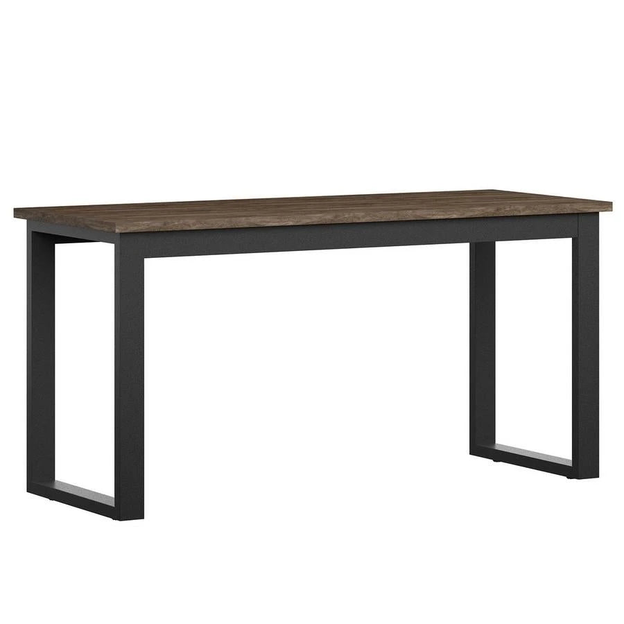 Apex Desk and File Cabinet, Walnut