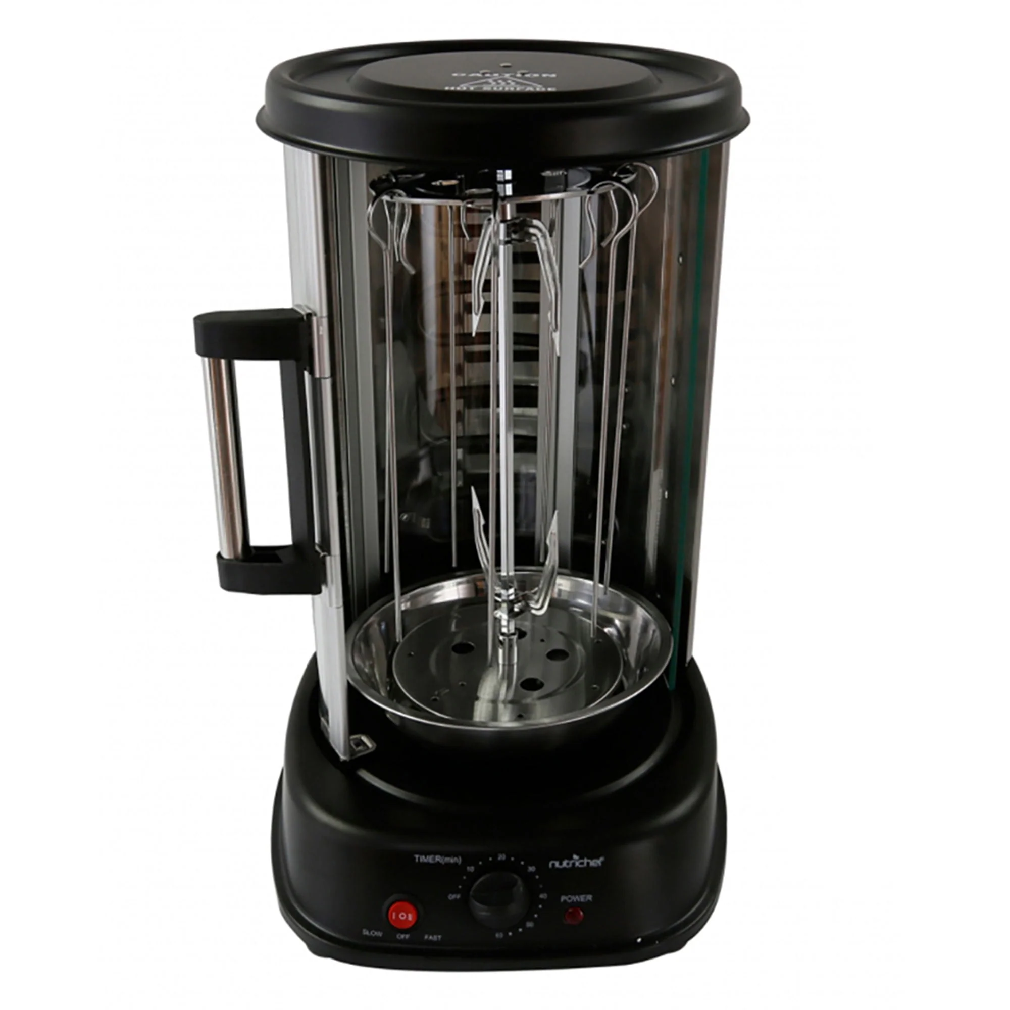 NutriChef PKRTVG34 - Vertical Rotisserie Oven - Rotating Kebob Cooker