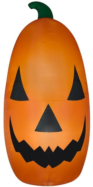 Brand 12′ Extra Bright Inflatable Jack-O-Lantern, Self-Inflating, Weather-Resistant, Halloween Decor