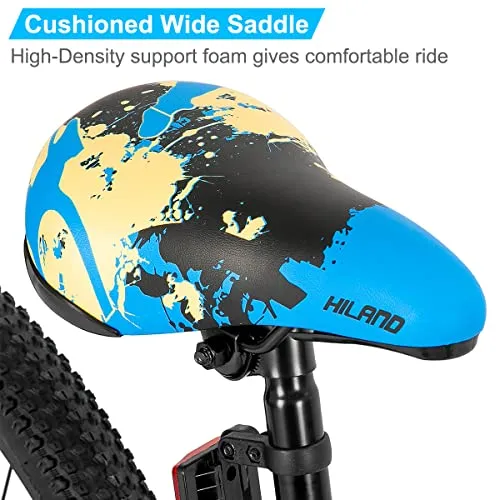 Hiland 26 inch BMX Bike Beginner-Level to Advanced Riders with 2 Pegs Steel Frame Blue