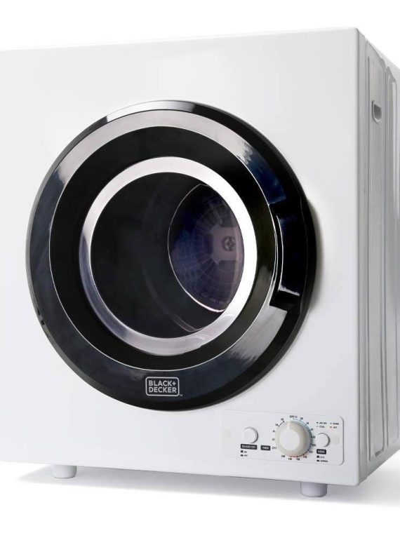 Black+decker 3.5 Cu. ft. Portable Dryer – White Black