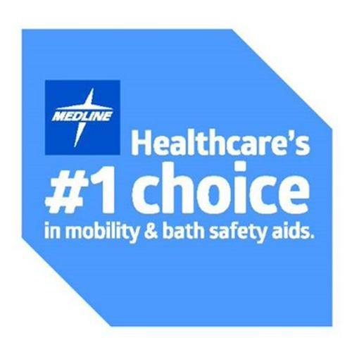 Medline Heavy Duty Extra Wide Rollator, Folding Rolling Walker, 8 Wheels, 400lb Weight Capacity, Burgundy Red Frame