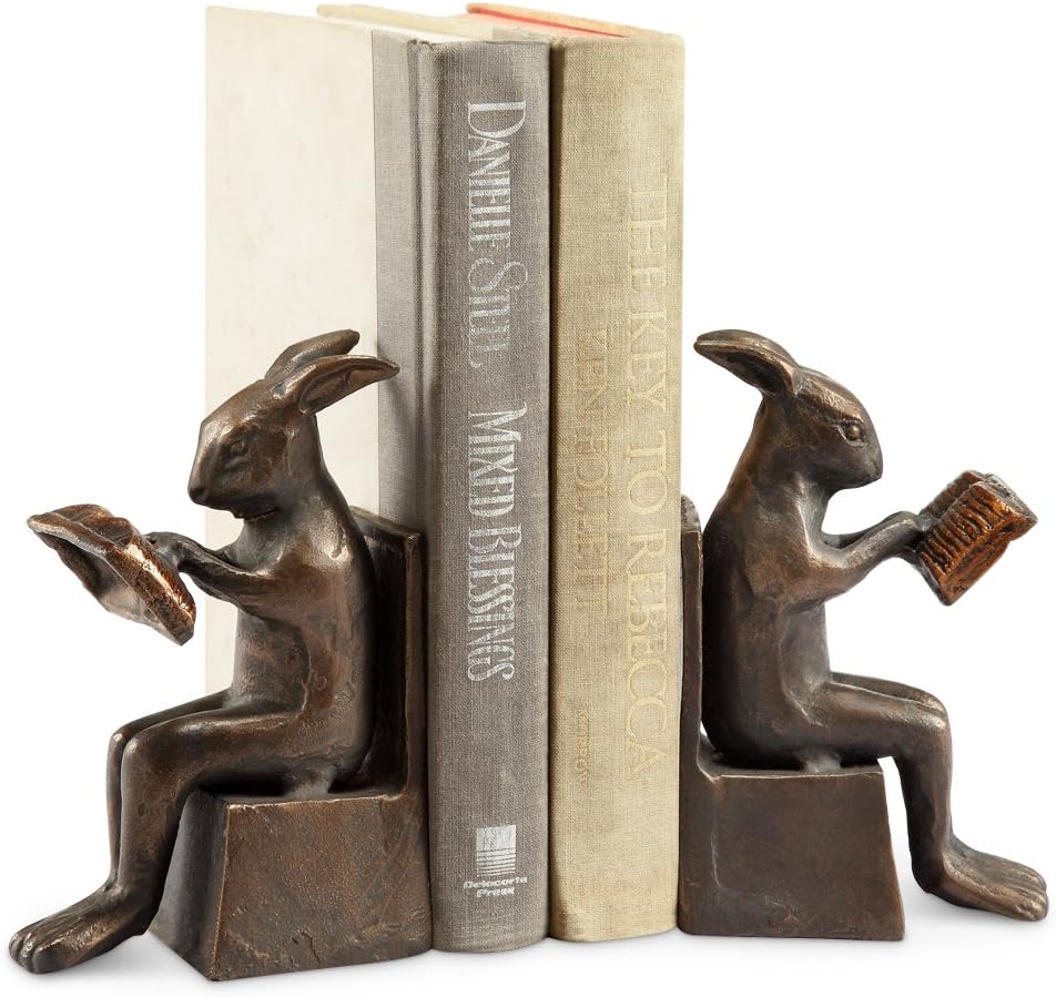 Studious Rabbit Bookends