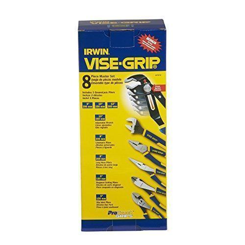 IRWIN VISE-GRIP GrooveLock Pliers Set, 8-Piece (2078712)