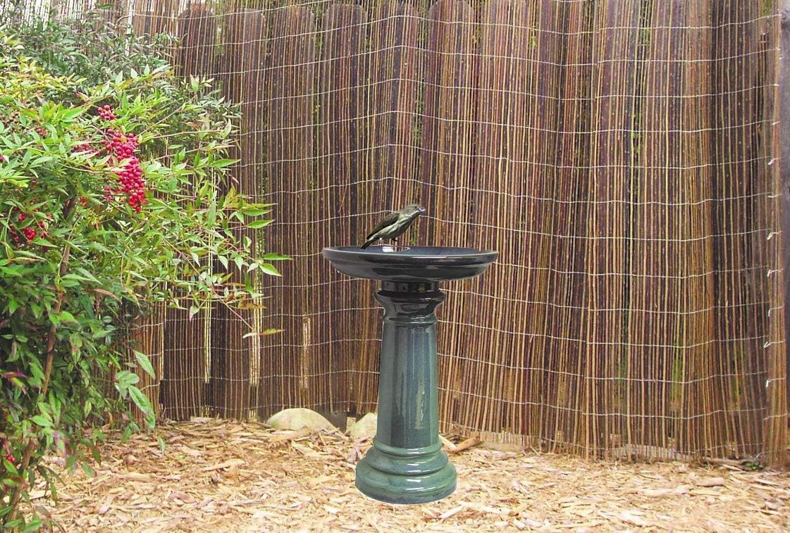 World Source East GP0110ES Bird Bath, 24 Inch, Light Blue